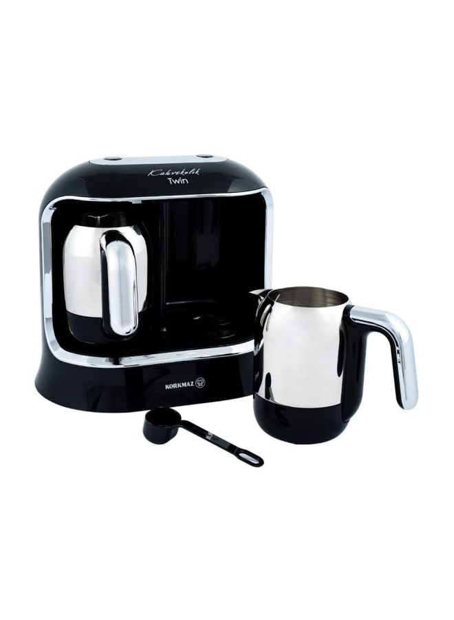 Kahvekolik Twin Turkish Coffee Machine 800 W A861-01 Black/Silver
