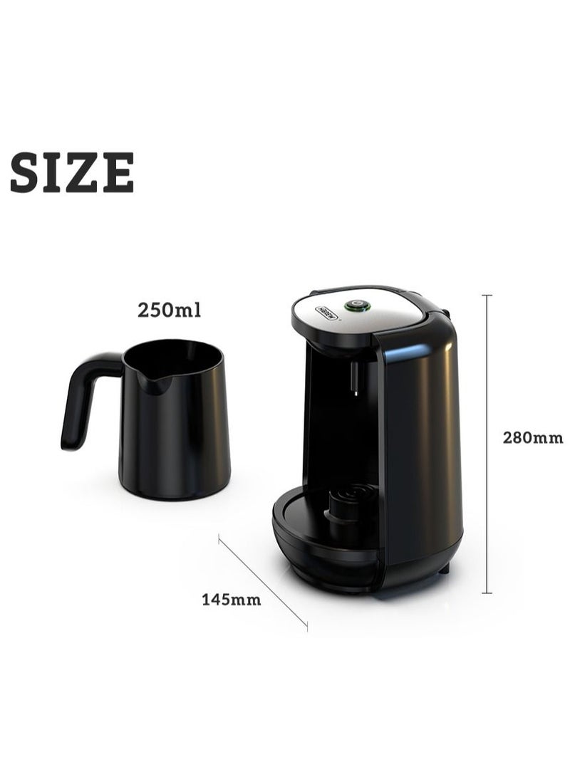 HiBREW Electric Automatic Turkish Pot Ground Coffee Maker