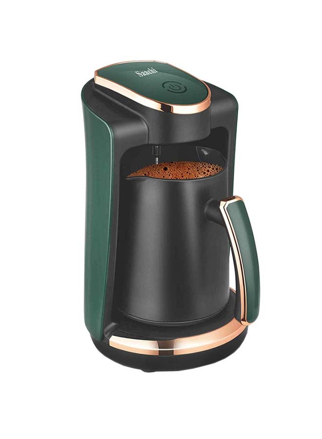 Turkish Coffee Maker Can Make Upto 4 Cups of Coffee in 5 Minutes or Less 250 ml 400 W NL-COF-7046-GN Green