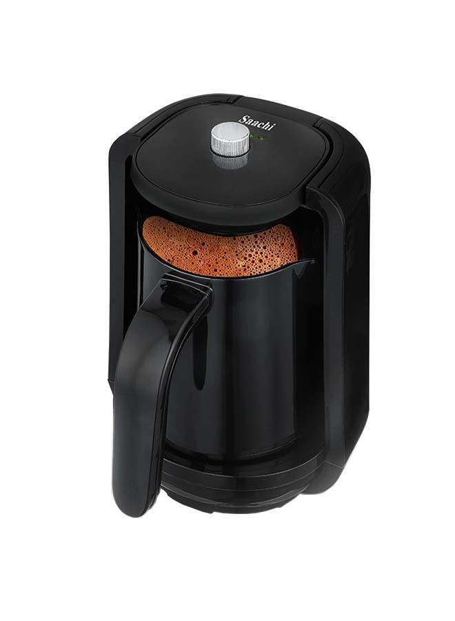 Turkish Coffee Maker Can Make Upto 4 Cups of Coffee in 4 Minutes or Less 250 ml 480 W NL-COF-7049-BK Black