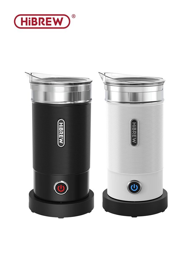 HiBREW Handheld Automatic Hot and Cold Multifunctional for Latte Cappuccino Foam Coffee Electric Milk Frother