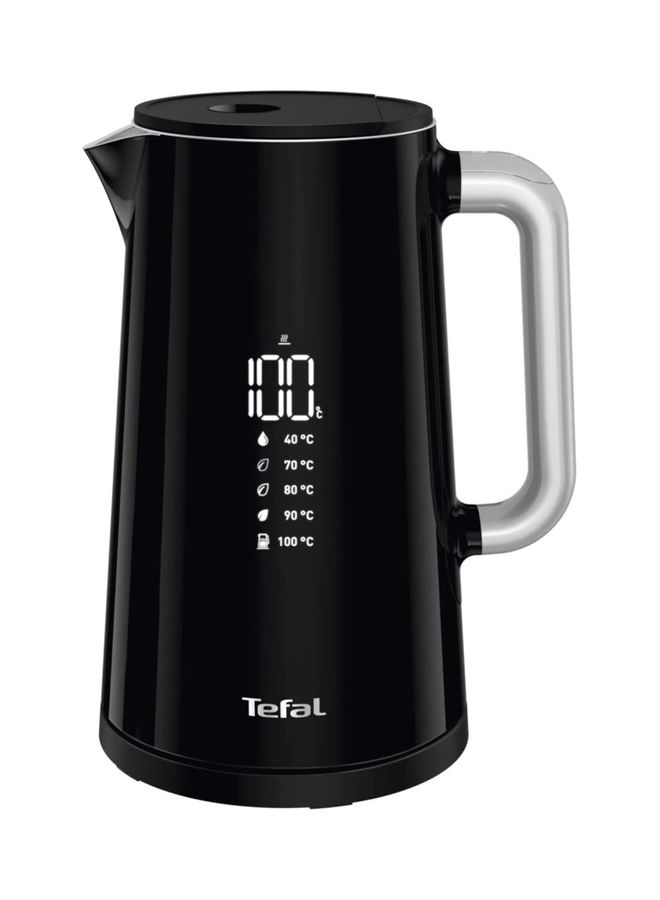 Electric Kettle  Smartin Light Digital Electric Kettle With 5 Temperature Selection 1.5 L 3000 W KO853840 Black