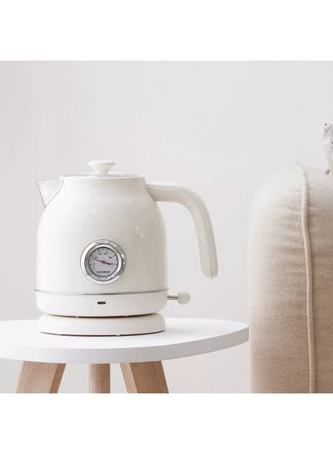 Retro Electric Water Kettle 1.7 L 1800 W PAA01W White