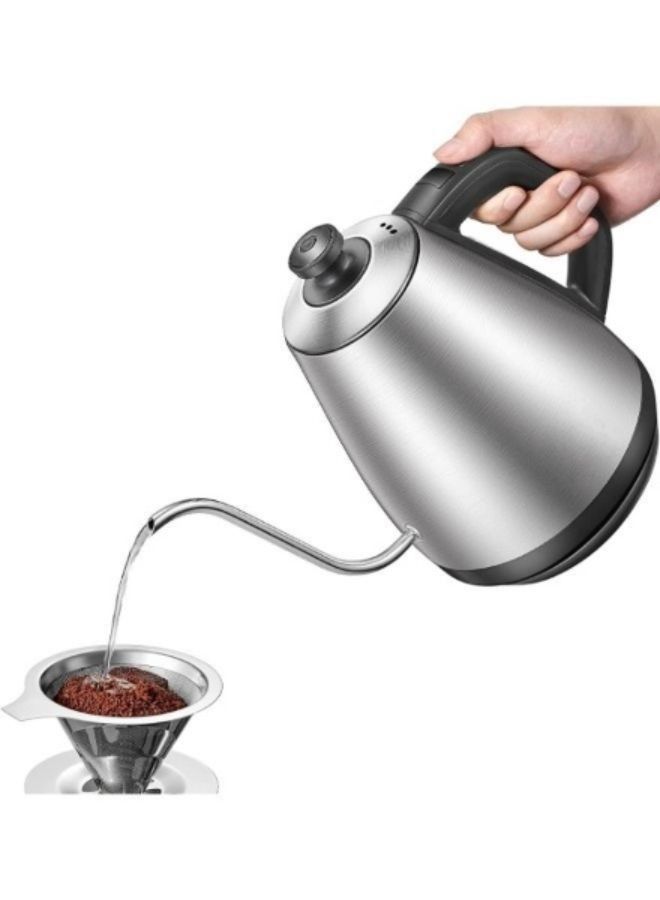 1 Liter Gooseneck Stainless Steel  Electric LED Screen Temperature Control Coffee Kettle