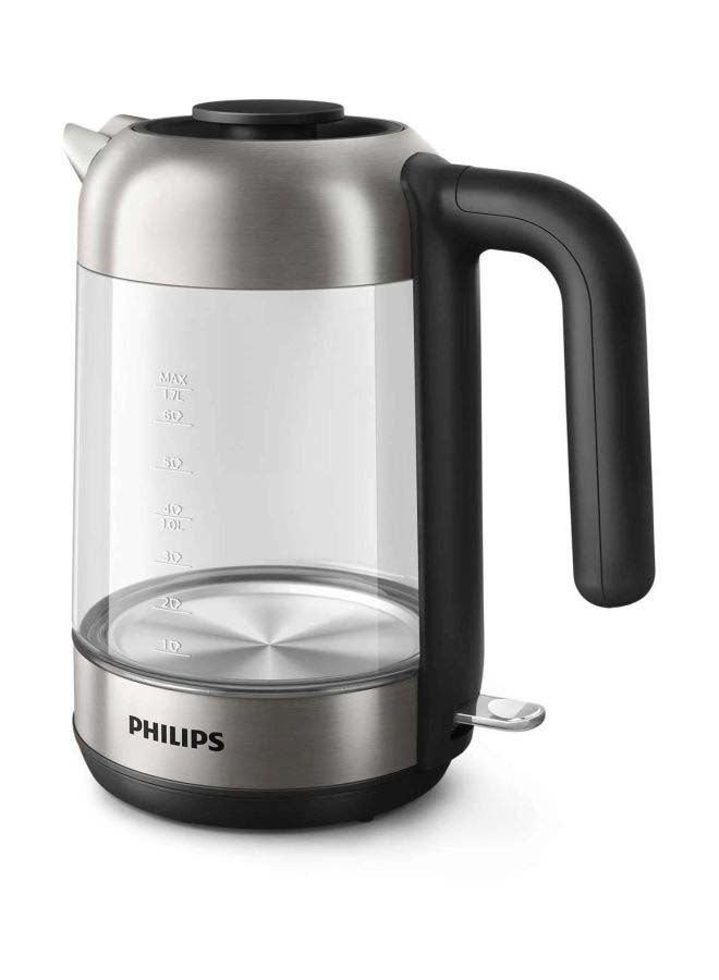 Electric Kettle 1.7 L 2200 W HD9339/81 Clear/Silver/Black