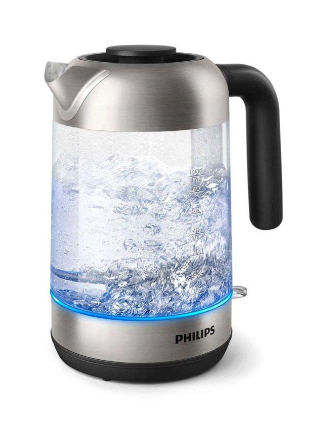 Electric Kettle 1.7 L 2200 W HD9339/81 Clear/Silver/Black