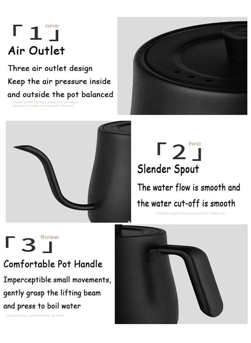 Slender Nozzle Electric Kettle Coffee Pot Automatic Temperature Control And Heat Preservation Integrated Constant Temperature