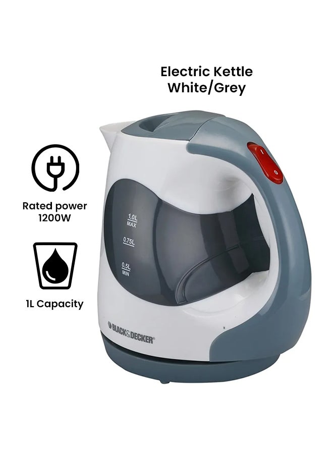 Concealed Coil Kettle 1.0 L 1200.0 W JC120-B5 White/Grey