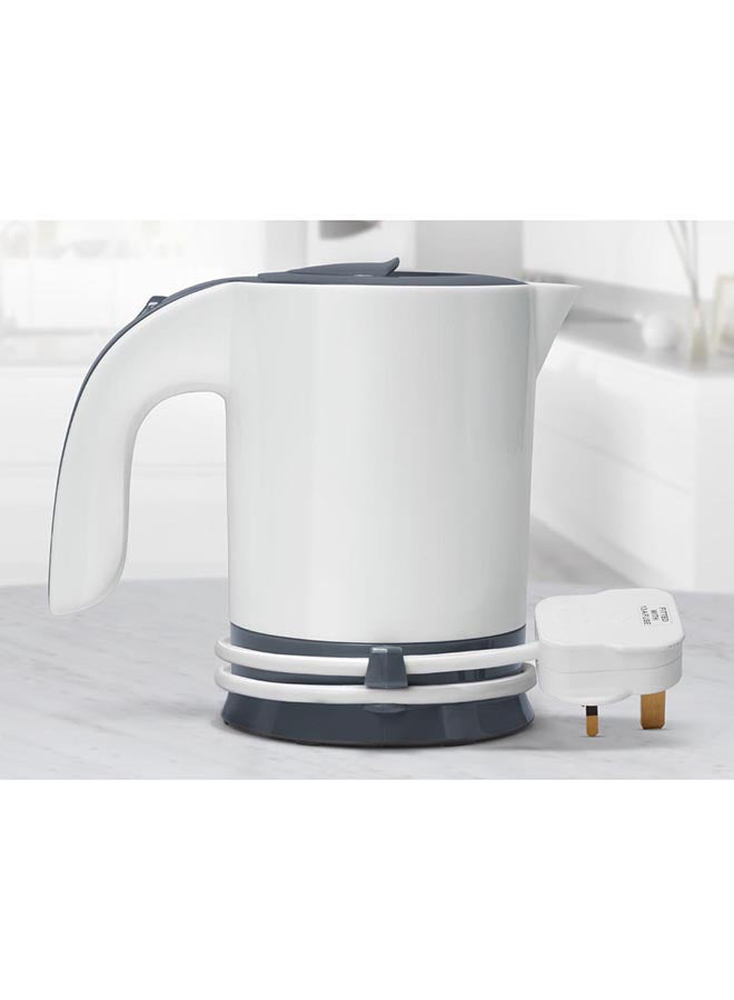 Dual Voltage Electric Travel Kettle 650W 0.5 L TR250JA-B5 White/Grey