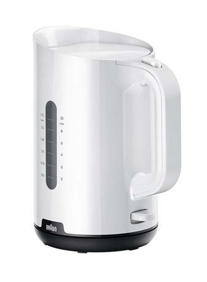 Cordless Electric Kettle, Washable Anti Scale Filter 1.7 L 2200 W WK1100WH White