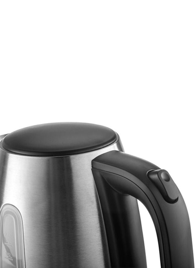 Electric Kettle With Stainless Steel Body 1.7 L 2200 W JC450-B5 Silver/Black