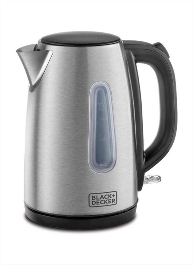 Electric Kettle With Stainless Steel Body 1.7 L 2200 W JC450-B5 Silver/Black