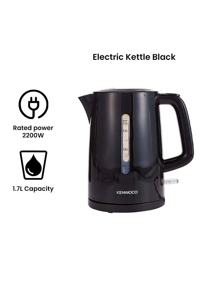 Cordless Electric Kettle With Auto Shut-Off & Removable Mesh Filter 1.7 L 2200 W ZJP00.000BK Black