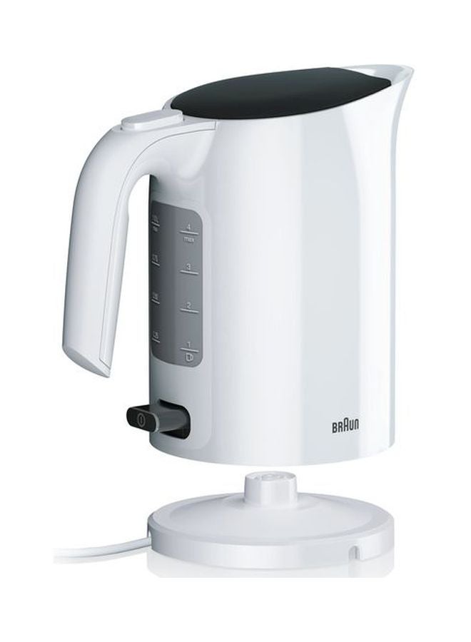 PurEase 3 Kettle, Washable Anti Scale Filter 1.7 L 3000 W WK3110WH White