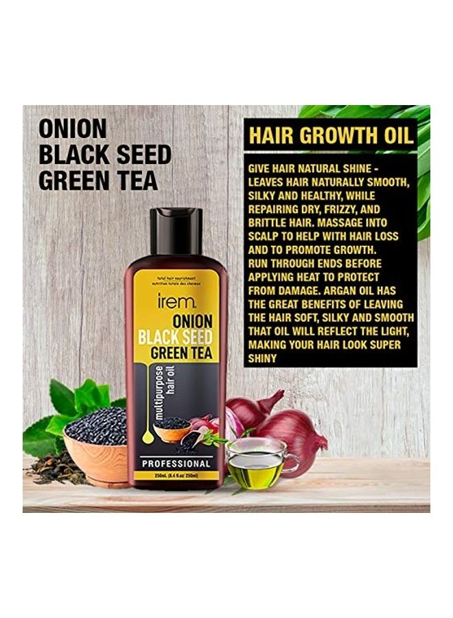 Green Tea Hair Oil For Hair Growth Multicolour 250ml