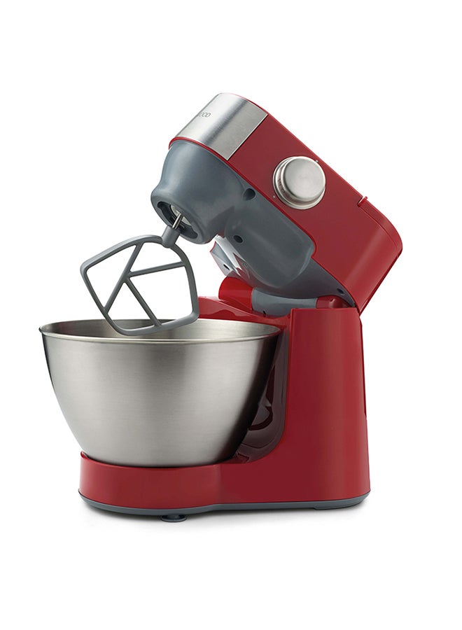 Kenwood Stand Mixer Kitchen Machine Prospero  With  Stainless Steel Bowl, K-Beater, Whisk, Dough Hook, Glass Blender, Food Processor, Meat Grinder, Juicer, Citrus Juicer 4.3 L 900 W KM241002 Red