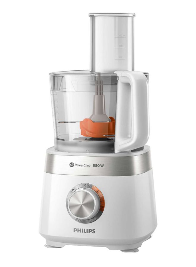 Viva Collection Food Processor 1.5 L 850 W HR7530/01 White/Clear