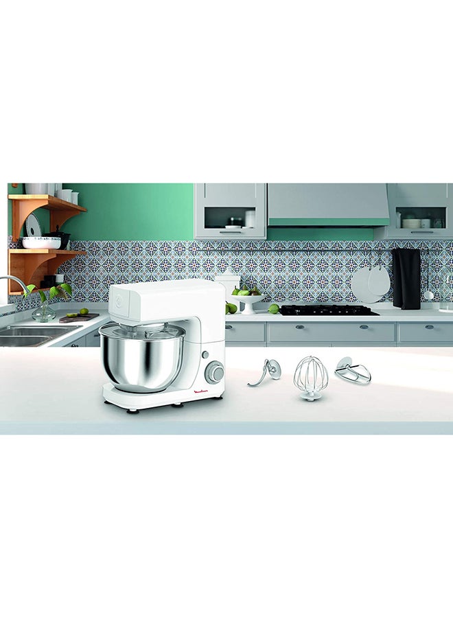 Kitchen Machine | Masterchef  Kitchen Machine | Silver/ Stainless Steel/Plastic | 2 Years Warranty 4.8 L 800 W QA150127 White/Silver