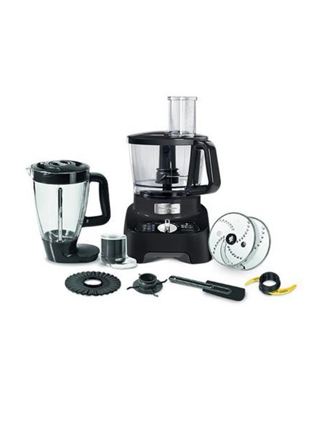 Food Processor | Double Force 3L Food Processor |8 Attachments | 2 Years Warranty 3 L 1000 W FP821827 Black/Clear