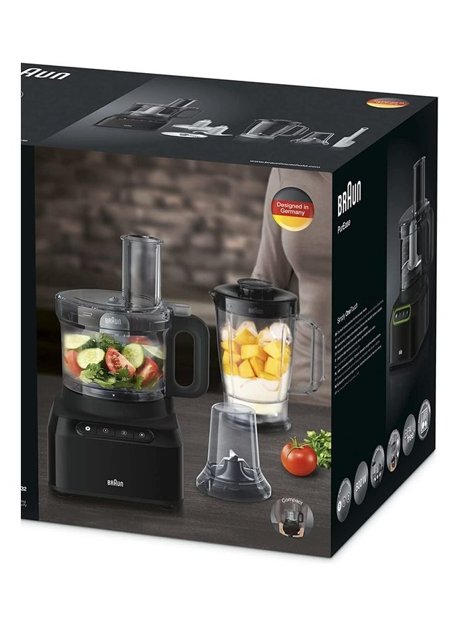 Food Processor 7 In 1 800.0 W FP3132BK Black