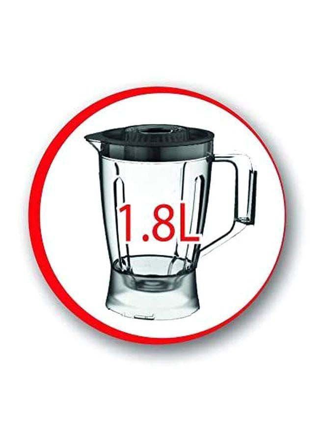 Food Processor | Easy Force Food Processor  | 800 W| 6 Attachments | +25 Different Functions | 2 Years Warranty 2.4 L 800 W FP247127 White