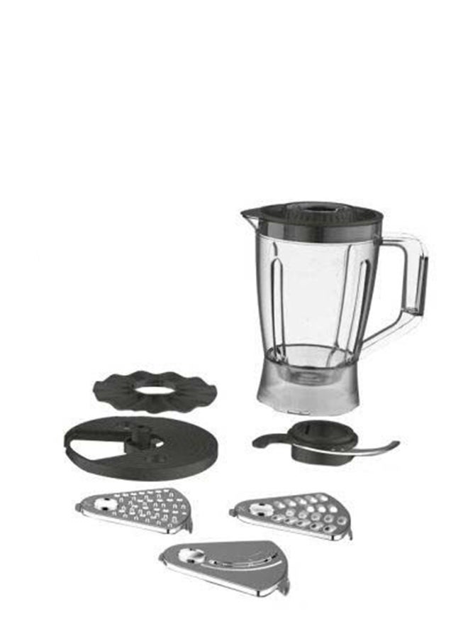 Food Processor | Easy Force Food Processor  | 800 W| 6 Attachments | +25 Different Functions | 2 Years Warranty 2.4 L 800 W FP247127 White