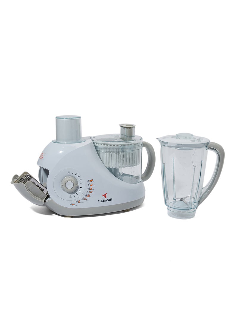 14-In-1 Food Processor ME-FPS1001WGR B White/Clear/Grey