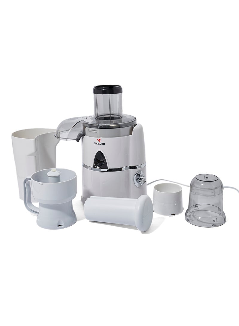 7-In-1 Food Processor 1.8L ME-FPS1002BW White/Clear