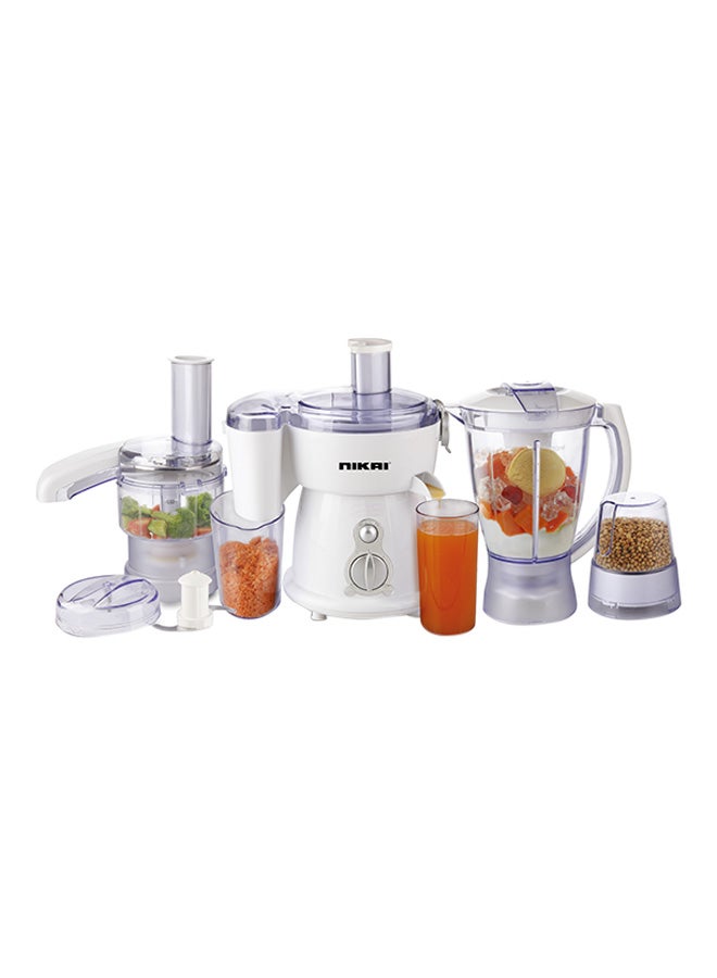 Multipurpose Food Processor 400W 400.0 W NFP1721 White/Clear