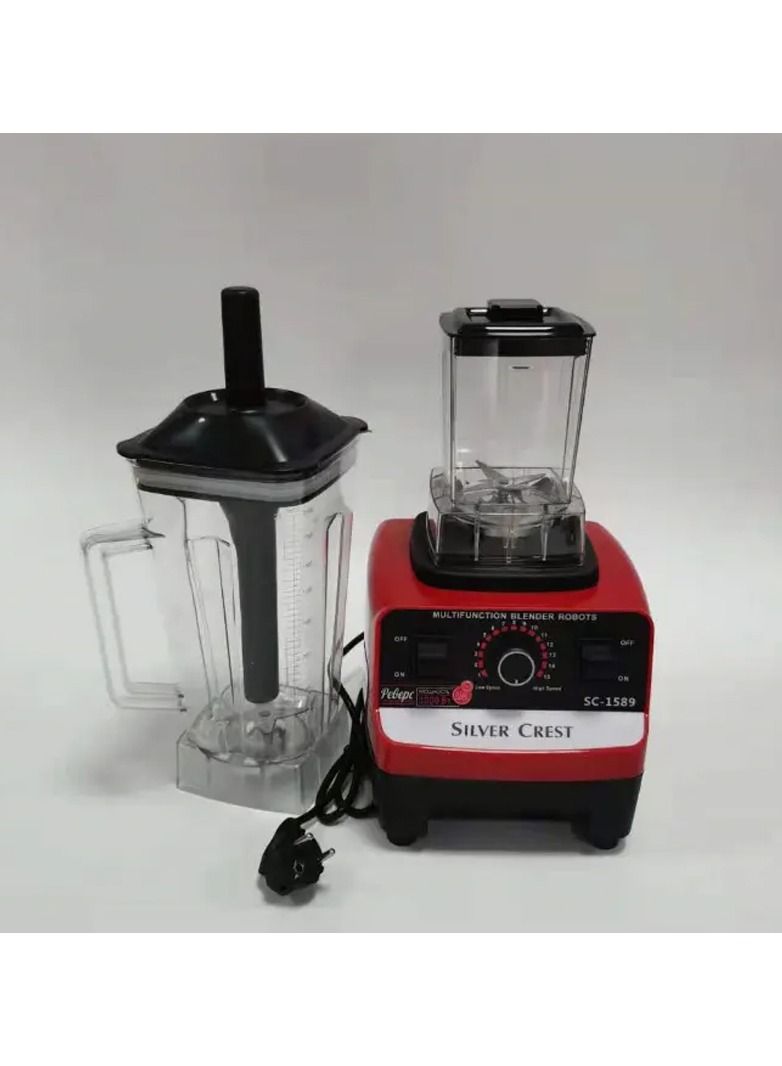 Double Jar Heavy Duty Commercial Grade Electric Mixer Blender with 15 Timer Speed 4500W