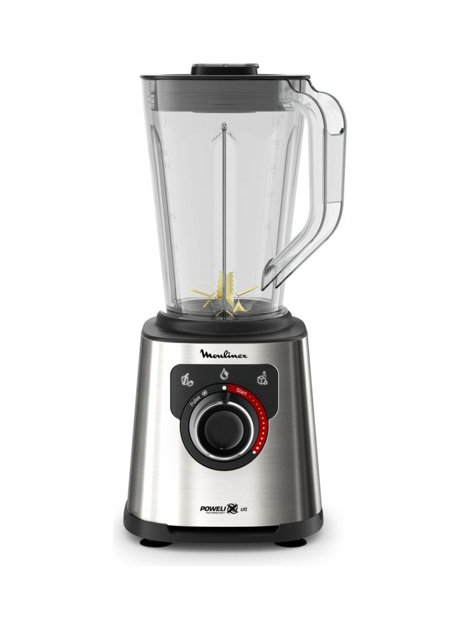 Blender | PerfectMix |High Speed  Blender Smoothie Maker | Mixer | Powelix Life Technology for fast Results | Light and Unbreakable Jar | Powerful Blending | InspiringApp |600 ml on the go bottle | 2 Years Warranty 2 L 1200 W LM88HD27 Silver
