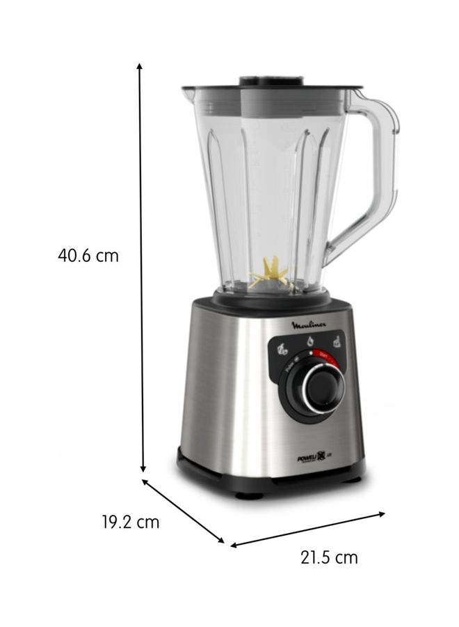 Blender | PerfectMix |High Speed  Blender Smoothie Maker | Mixer | Powelix Life Technology for fast Results | Light and Unbreakable Jar | Powerful Blending | InspiringApp |600 ml on the go bottle | 2 Years Warranty 2 L 1200 W LM88HD27 Silver