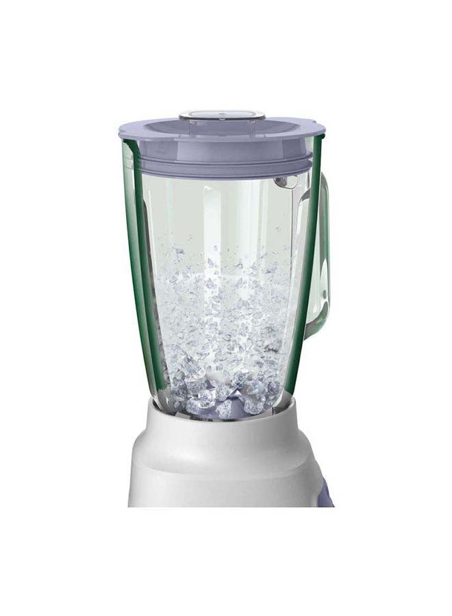 Blender Core Jar 2 L 700 W HR2222/01 White/Purple/Clear