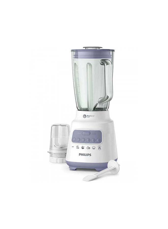 Blender Core Jar 2 L 700 W HR2222/01 White/Purple/Clear