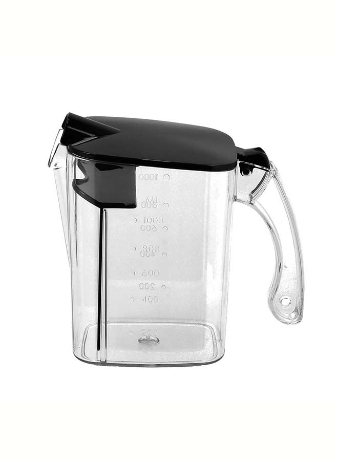 4-in-1 Juicer Blender, 75mm Wide Feeding Chute | 2.2L Pomace Container | 2 Speed with Pulse Function | 1L Glass Blender & Juice Jug | Safety Interlock 2.2 L 800 W GSB44049 Black