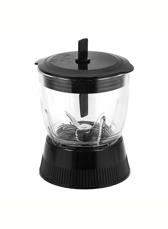 4-in-1 Juicer Blender, 75mm Wide Feeding Chute | 2.2L Pomace Container | 2 Speed with Pulse Function | 1L Glass Blender & Juice Jug | Safety Interlock 2.2 L 800 W GSB44049 Black