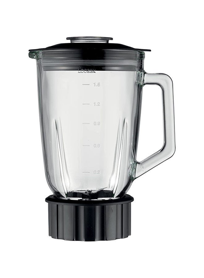 Blender, Glass Goblet, Ice Crush Function, Meat Grinder, Chopper Mill, 2 L 800 W BLP44.270SS Silver