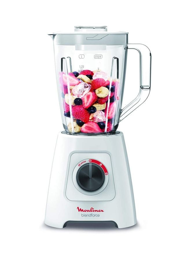 Blender | BlendForce 2 -  Blender Smoothie Maker  |Mixer | 3 speeds | 2 Years Warranty | 2 L 600 W LM423127 White/Clear