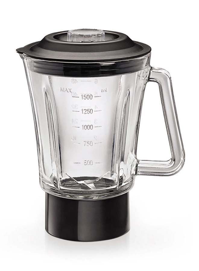 Blender And Smoothie Maker With Glass Jar, Mincer And Grinder/Chopper 1.5 L 600.0 W BX600G-B5 Silver/Black