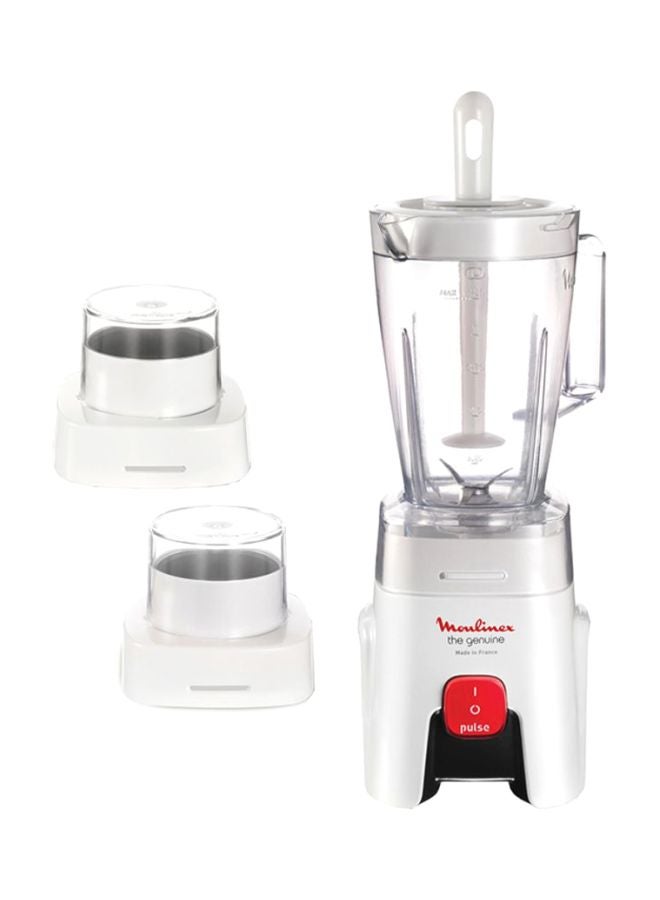Electric Blender With Jar 1.5 L 450 W LM242027 White/Clear