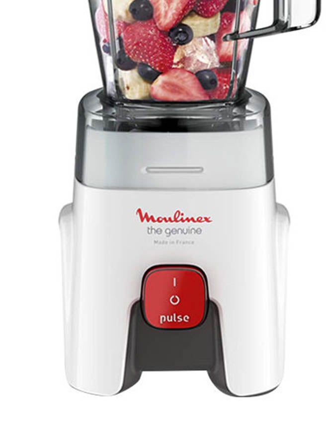 Genuine Blender with grinder & grater, Plastic Jug, Made in France 1.75 L 500 W LM242B27 White/Clear