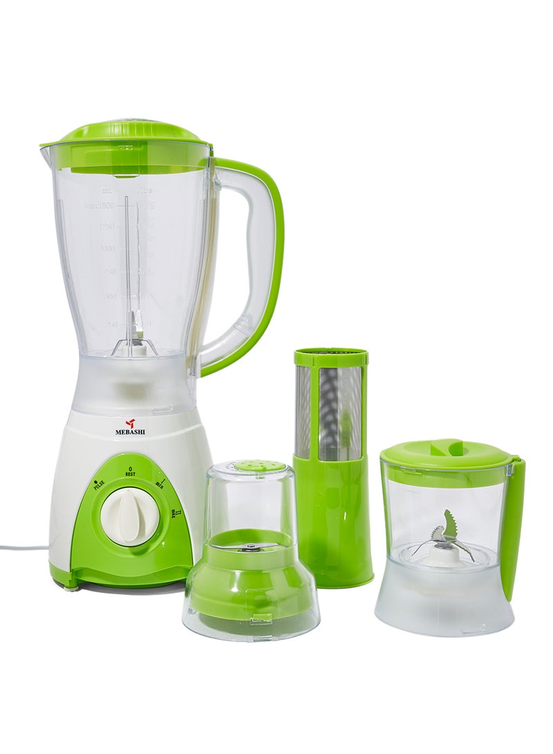 4-In-1 Blender 400.0 W ME-BL1003G Green/White/Clear