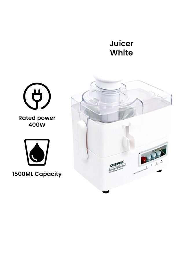 4-In-1 Super Juicer And Blender 1500 ml 400 W GSB2031 White