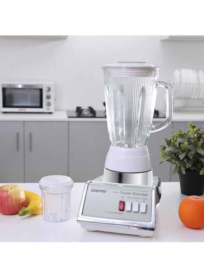 Electric 2-In-1 Blender 1.4 L GSB1603 Silver/White/Clear