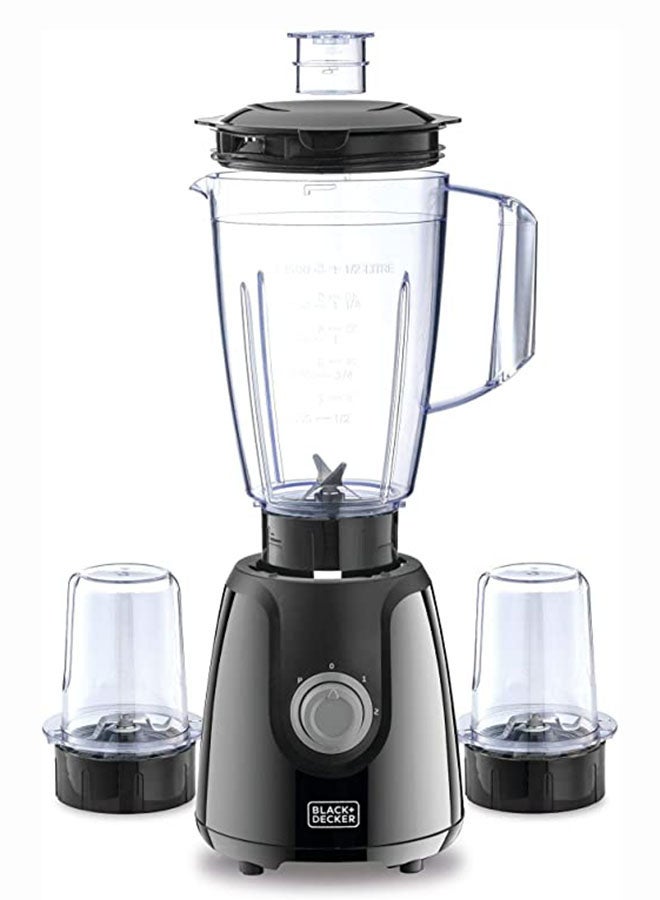 Blender with Grinder Mill and Chopper 1.5 L 400 W BX440-B5 Black