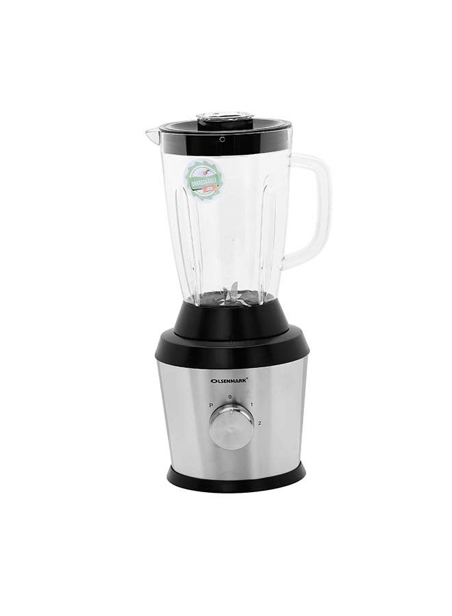 3-In-1 Multi-Functional Blender 1.5 L 500 W OMSB2382 Silver/Black/Clear