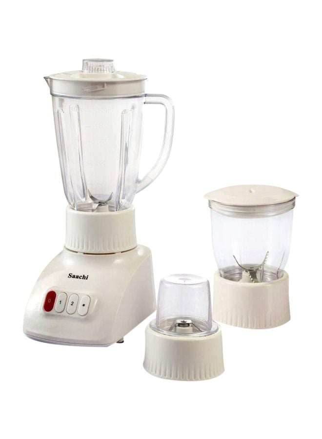 3 In 1 With Unbreakable Jar Countertop Juicer And Blender 400.0 W ‎NL-BL-4379 White