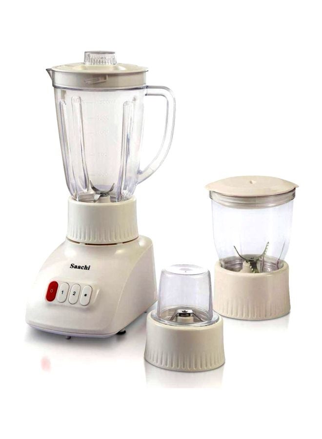 3 In 1 With Unbreakable Jar Countertop Juicer And Blender 400.0 W ‎NL-BL-4379 White