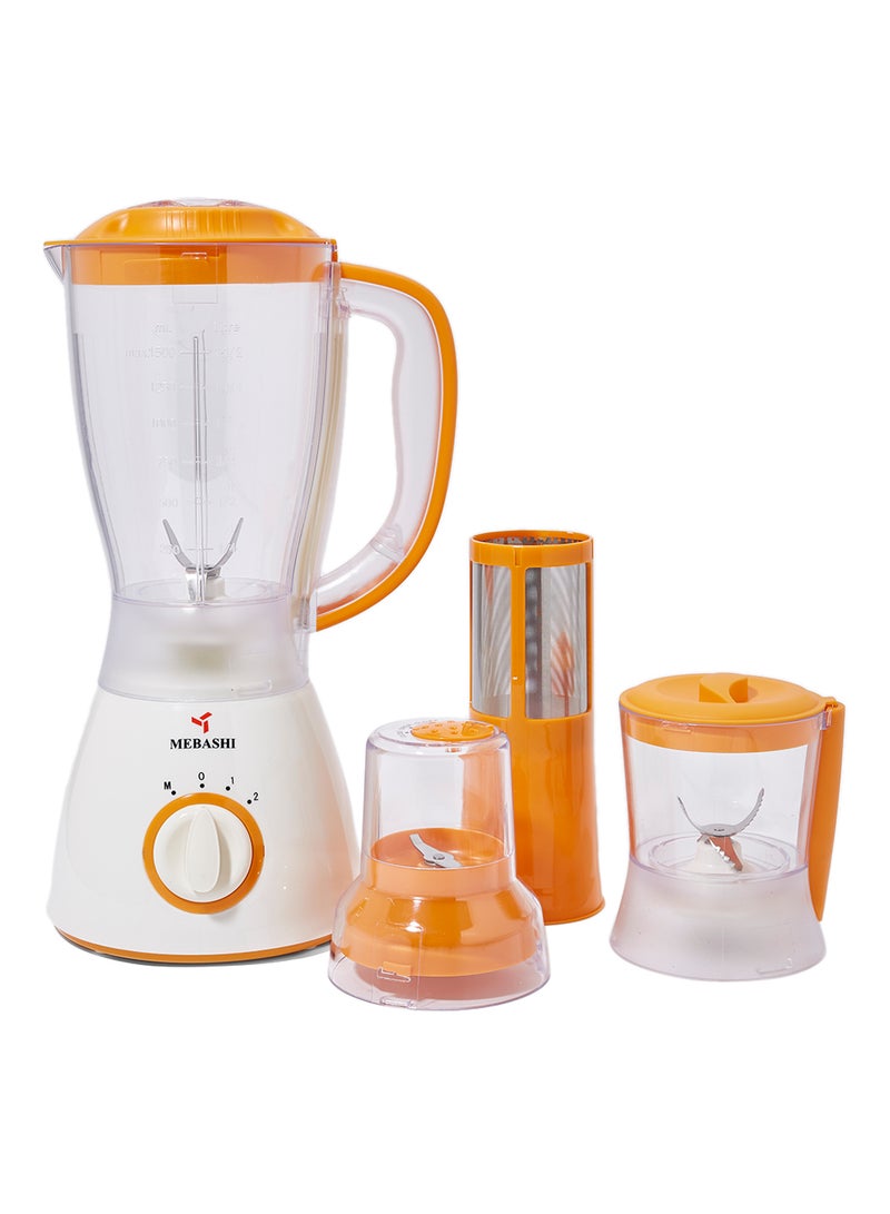 4-In-1 Blender 1.5 ml 400.0 W ME-BL1002OR Orange/White/Clear