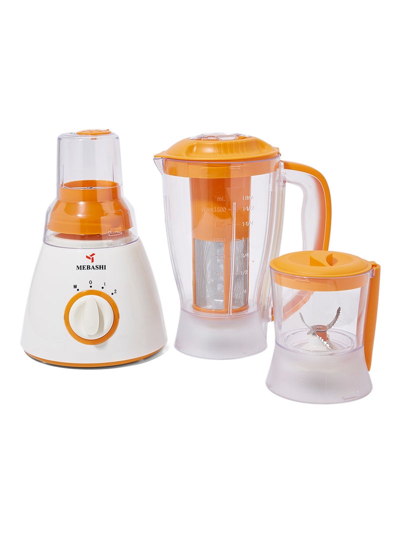 4-In-1 Blender 1.5 ml 400.0 W ME-BL1002OR Orange/White/Clear